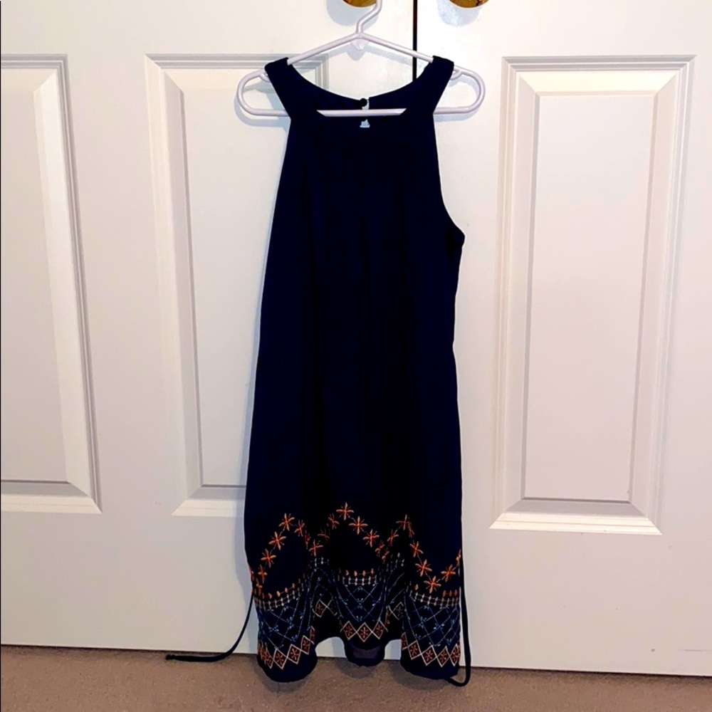 Speechless Little Girls Navy Dress